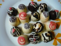 mini truffas para aniversários